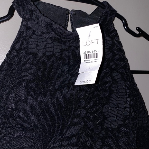 Loft Velvet, Lace Halter Dress - Picture 4 of 7